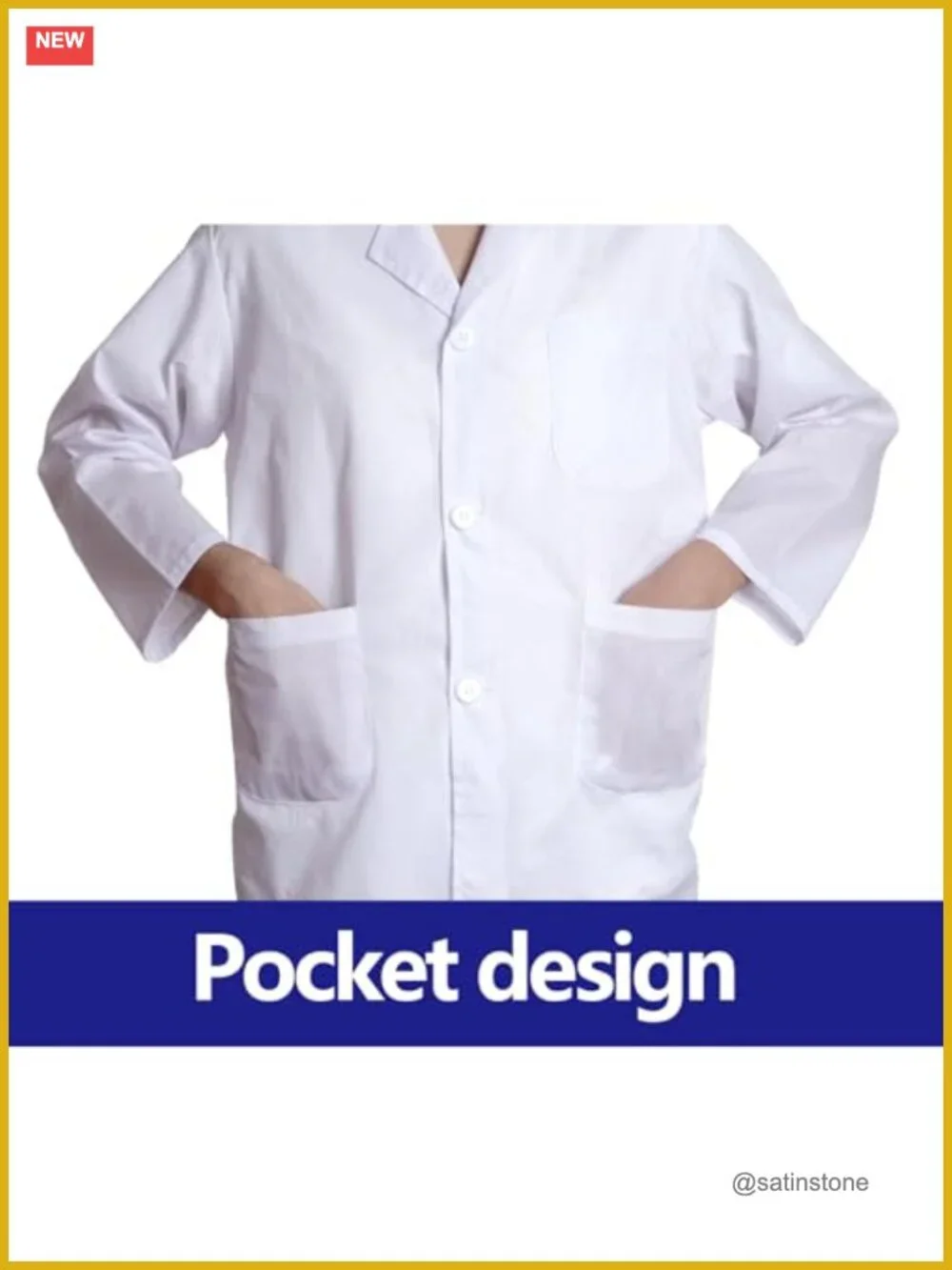 Kids Doctor Scientist Lab Coat Halloween Costume Dress Up Role Play